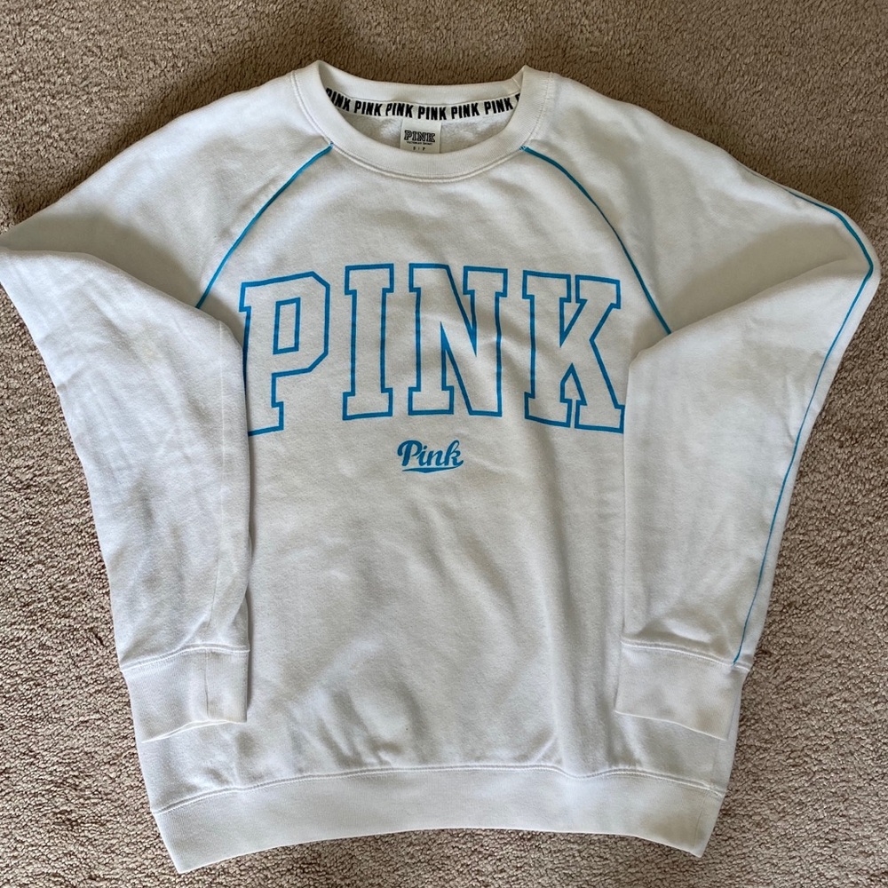 PINK | Varsity Style Crewneck